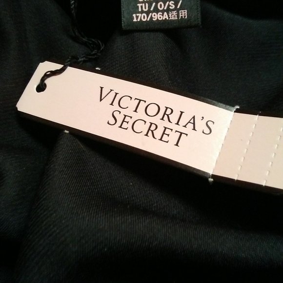 NWT Victoria's Secret Ruffly Satin Kimono Robe OS - Picture 8 of 10